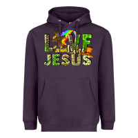 Plum Love like Jesus Heavyweight Hoodie - CowGirlArtShop