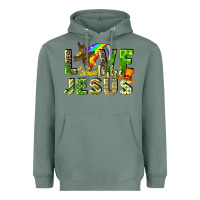 Sage Love like Jesus Heavyweight Hoodie - CowGirlArtShop