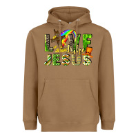 Toasted Coconut Love like Jesus Heavyweight Hoodie - CowGirlArtShop