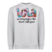 Heather Grey lola Heavyweight Sweatshirt - Artiststas