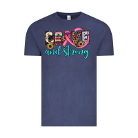 Vintage Denim brave and strong Vintage Tee - JahusDesignShop
