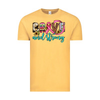 Vintage Mustard brave and strong Vintage Tee - JahusDesignShop