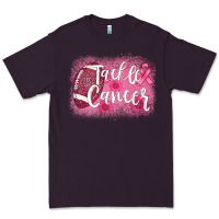 Plum tackle cancer football leopard Premium Tee - AdoDesignShop