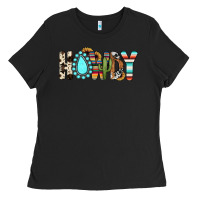 Black howdy Ladies Tee - JahusDesignShop