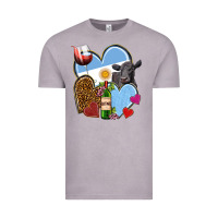 Vintage Zinc Argentina hearts Vintage Tee - NancyCooperArtShop