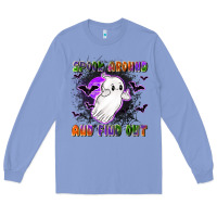Colony Blue spook around and find out Long Sleeve Tee - LillyAllenDesigns