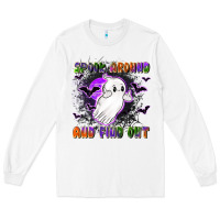 White spook around and find out Long Sleeve Tee - LillyAllenDesigns
