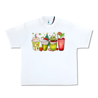 White Christmas characters coffee cups Urban Heavy Tee - MaliasSmallBusiness