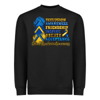 Black down syndrome awareness Heavyweight Sweatshirt - Artiststas