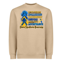 Mushroom down syndrome awareness Heavyweight Sweatshirt - Artiststas