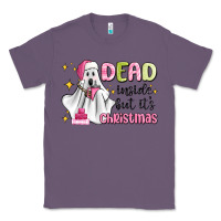 Lavender dead inside but it's christmas Classic Tee - MaliasSmallBusiness