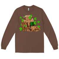 Chestnut st patrick's day cow family Long Sleeve Tee - RanaPortraitStore