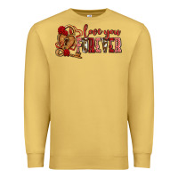 Antique Gold love you forever olivia Premium Sweatshirt - OliviaCreatesArt