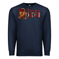 Navy love you forever olivia Premium Sweatshirt - OliviaCreatesArt