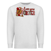 Oatmeal Heather love you forever olivia Premium Sweatshirt - OliviaCreatesArt