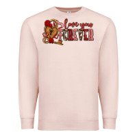 Pale Pink love you forever olivia Premium Sweatshirt - OliviaCreatesArt