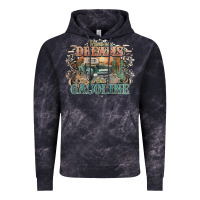 Cloud Black runs on dreams and gasoline truck western Vintage Hoodie - NancyCooperArtShop
