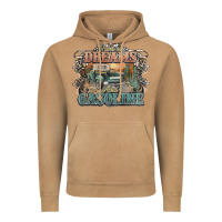 Vintage Camel runs on dreams and gasoline truck western Vintage Hoodie - NancyCooperArtShop