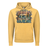 Vintage Mustard runs on dreams and gasoline truck western Vintage Hoodie - NancyCooperArtShop
