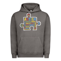 Pigment Tornado Autism Puzzle Piece Words Autistic Urban Hoodie - CowhideDigitalArt