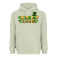 Matcha St. Patrick's Shamrock farm Heavyweight Hoodie - CowGirlArtShop