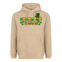 Mushroom St. Patrick's Shamrock farm Heavyweight Hoodie - CowGirlArtShop