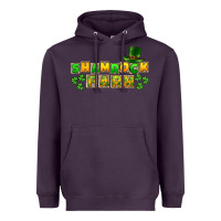 Plum St. Patrick's Shamrock farm Heavyweight Hoodie - CowGirlArtShop