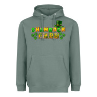 Sage St. Patrick's Shamrock farm Heavyweight Hoodie - CowGirlArtShop