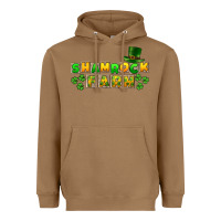 Toasted Coconut St. Patrick's Shamrock farm Heavyweight Hoodie - CowGirlArtShop
