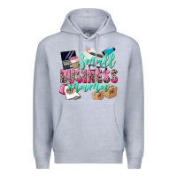 Heather Grey Small Business Mama Premium Hoodie - CowGirlArtShop