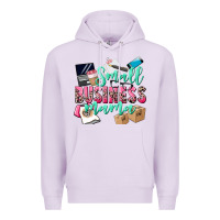 Lilac Small Business Mama Premium Hoodie - CowGirlArtShop