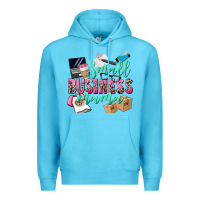 Ocean Blue Small Business Mama Premium Hoodie - CowGirlArtShop