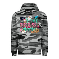 Slate Camo Small Business Mama Premium Hoodie - CowGirlArtShop