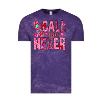 Cloud Purple call me never Vintage Tee - NancyCooperArtShop
