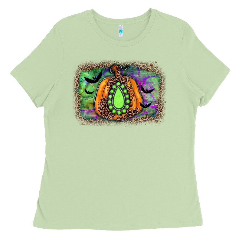 Halloween Gemstone Background Ladies Tee by JahusDesignShop | Teevron