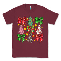 Burgundy festive holiday decor Classic Tee - CowhideDigitalArt