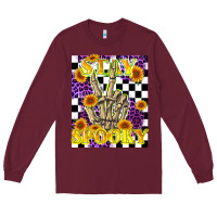 Stay Skeleton Hand Spooky Long Sleeve Tee | Teevron