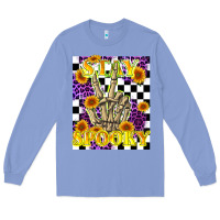 Colony Blue stay skeleton hand spooky Long Sleeve Tee - LillyAllenDesigns