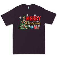 Plum merry christmas tree Premium Tee - AdoDesignShop