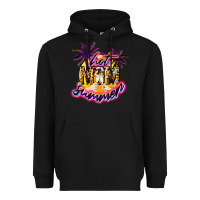 Black Hot mom summer mother' say Heavyweight Hoodie - HowdyJamesFarm