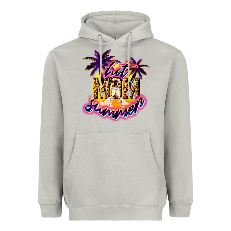 Hot Mom Summer Mother' Say Heavyweight Hoodie by HowdyJamesFarm | Teevron