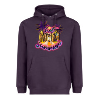 Plum Hot mom summer mother' say Heavyweight Hoodie - HowdyJamesFarm