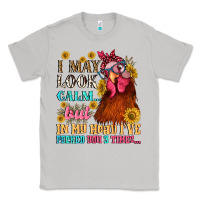 Moon Dust i may look calm but in my head i pecked you three Classic Tee - NancyCooperArtShop