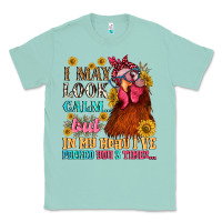 Seafoam i may look calm but in my head i pecked you three Classic Tee - NancyCooperArtShop