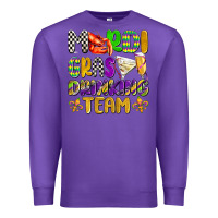 Purple mardi gras drinking team with glasses olivia Premium Sweatshirt - OliviaCreatesArt