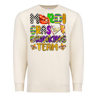 Sandshell mardi gras drinking team with glasses olivia Premium Sweatshirt - OliviaCreatesArt