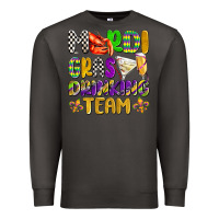 Smoke mardi gras drinking team with glasses olivia Premium Sweatshirt - OliviaCreatesArt