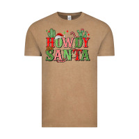 Vintage Coffee howdy santa Vintage Tee - MaliasSmallBusiness