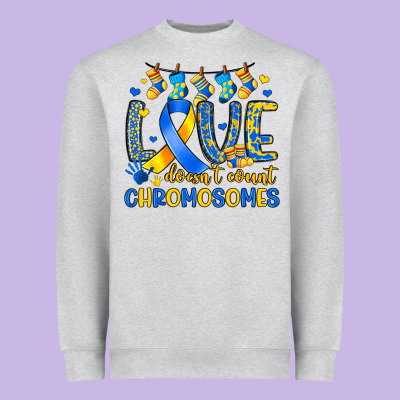 Love Doesn T Count Chromosomes Heavyweight Sweatshirt Designed By Artiststas