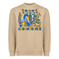 Mushroom love doesn t count chromosomes Heavyweight Sweatshirt - Artiststas